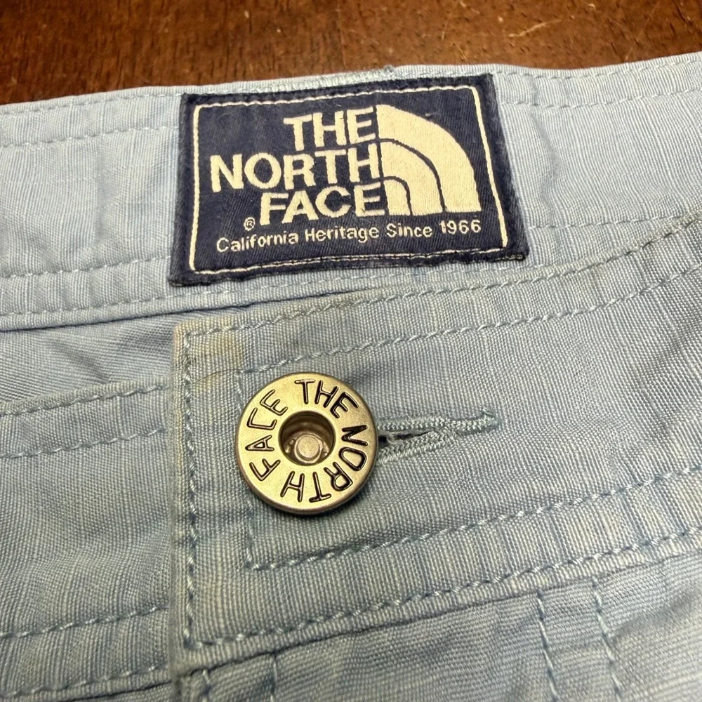 The North Face Cargo Shorts Mens 38 Blue Ripstop Utility Hiking Shorts